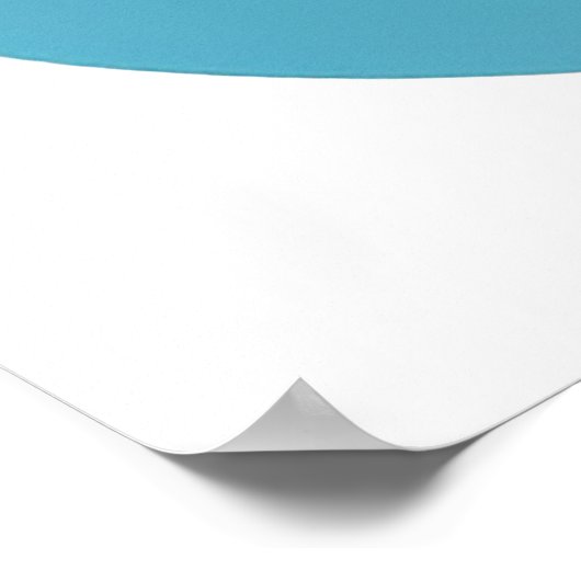 Navy Blue Orange Abstrakt Boho Illustration AI Art Poster (Ecke)