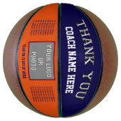 Navy Blue, Orange, Dankeslehrer, FOTO Basketball (Vertikal)