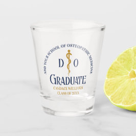 Navy Blue Osteopathic Medical School Abschluss Schnapsglas