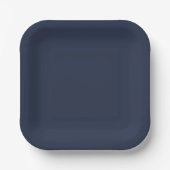 Navy Blue Pappteller (Vorderseite)
