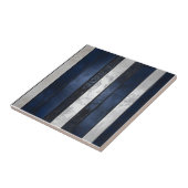 Navy Blue Pattern Fliese (Seite)