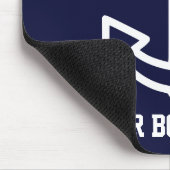 Navy Blue Personalisiert Boat Anchor Mouse Pad Mousepad (Ecke)