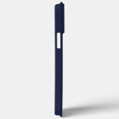 Navy Blue Personalisiert Script Monogram und Name Case-Mate iPhone Hülle (Rückseite / Rechts)