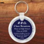 Navy Blue, Personalisierte Geschenke für Class Wie Schlüsselanhänger (Vorderseite)