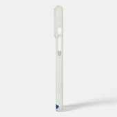 Navy-Blue-Pfingstrosen-iPhone-Hülle Case-Mate iPhone Hülle (Rückseite / Links)