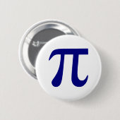 Navy Blue Pi Symbol Button (Vorne & Hinten)