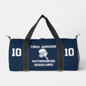 Navy Blue Pickleball-Team-Trainer-Spieler Duffle Bag (Vorderseite)