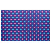 Navy Blue Pink Cyan Polka Dot Pattern Stoff (Fat Quarter (45,7 x 55,9 cm))