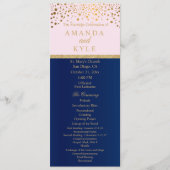 Navy Blue, Pink und Gold - Programm (Vorderseite)