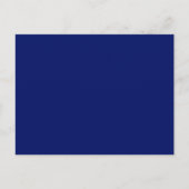 Navy Blue Postcard Postkarte (Vorderseite)
