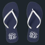 Navy Blue Preppy Script Monogram Badesandalen<br><div class="desc">BITTE KONTAKTIEREN SIE MICH VOR DER BESTELLUNG MIT IHREN MONOGRAMM-INITIALEN IN DIESER BESTELLUNG: ERSTE, LETZTE, MITTLERE. Ich werde Ihre Monografie anpassen und Ihnen den Link zu bestellen. Bitte warten Sie bis ich Ihnen den Link mit Ihrem individuellen Design geschickt habe. Niedliche Preppy drehe Sandalen personalisiert mit einem benutzerdefinierten Skript-Monogramm drehen....</div>