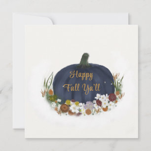 Navy Blue Pumpkin glücklicher Fall