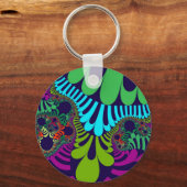 Navy Blue Rainbow Mod Schlüsselanhänger (Vorderseite)