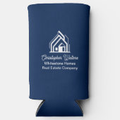 Navy Blue Real Estate Company Customized Realtor Selters Dosenkühler (Vorderseite)