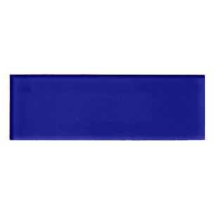 Navy Blue Rectangle Name Tag Namenschild
