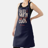Navy Blue Reel Men Cook Fisherman Schürze (InSitu)