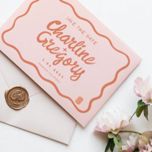 Navy Blue Rose gold Wedding Danke Einladung