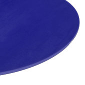 Navy Blue Round Glass Cutting Board Schneidebrett (Ecke)