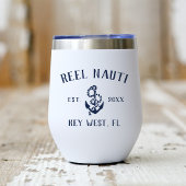 Navy Blue Rustic Anchor | Name des Schiffes