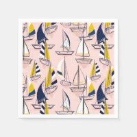 Navy Blue Sailboote Party