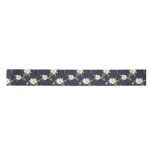 Navy Blue Satinband (Vorderseite)