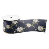 Navy Blue Satinband (Spule)
