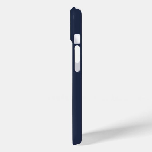 Navy Blue Schlicht Color Phone Case (Rückseite / Links)