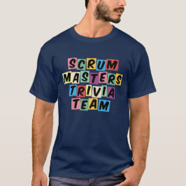 Navy Blue Scrum Masters Shirt