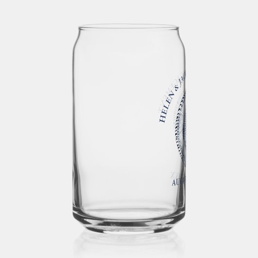 Navy Blue Sea Muschel Dosenglas (Rechts)