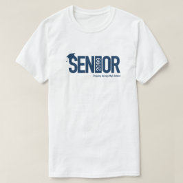 Navy Blue SENIOR mit Graduierungskappe T-Shirt