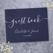 Navy-Blue-Signatur-Schrift-Hochzeit