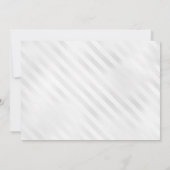 Navy Blue Silver Ballon Glitzer Foto Geburtstag Einladung (Rückseite)