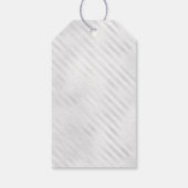 Navy Blue Silver Ballon Glitzer Gunst Birthday Geschenkanhänger (Rückseite)