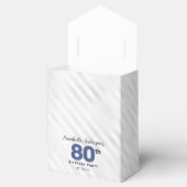 Navy Blue Silver Ballon Glitzer Gunst Birthday Geschenkschachtel (Geöffnet)