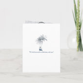 Navy Blue Silver Cancun Mexico Wedding Passport Einladung (Rückseite)
