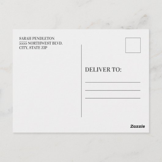 Navy Blue Silver Glitzer Engagement Party Postkarte (Rückseite)