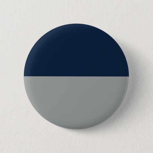 Navy Blue & Silver Gray Custom Buttons (Vorderseite)