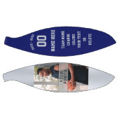 Navy Blue, Silver Gray, Personalisierte Basketball (Panele)