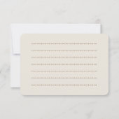 Navy Blue & Silver Note Card Mitteilungskarte (Rückseite)