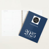 Navy Blue Simple Company Logo 2025 Planer (Anzeige)