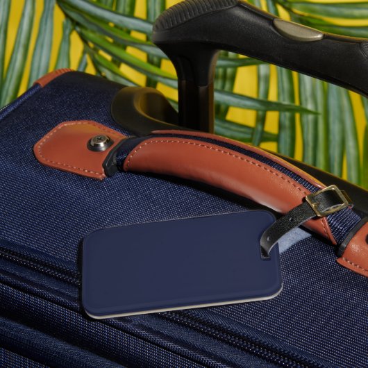 Navy Blue Single-Side-Headband mit Kartensteckplat Gepäckanhänger (Vorderseite Insitu 3)