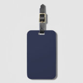 Navy Blue Single-Side-Headband mit Kartensteckplat Gepäckanhänger (Vorderseite Vertikal)