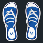 Navy Blue Sneaker Shoes Cool Funny Look Monogram Badesandalen<br><div class="desc">Diese hübsche "Coole und lustige blaue Sneaker Schuhe Old School Look with Your Monogram Unique Design" Dreh Flop ist definitiv ein niedliches Geschenk für Sie oder Freunde in dieser Sommersaison. Weitere Designs mögen Sie auch:</div>