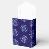 Navy Blue Snowflake Fevor Boxes Geschenkschachtel (Geöffnet)