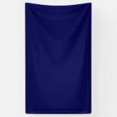 Navy Blue Solid Color Anpassen Banner (Vertikal)