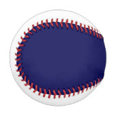 Navy Blue Solid Color Anpassen Baseball (Vorderseite Links)