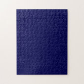 Navy Blue Solid Color Anpassen Puzzle (Vertikal)