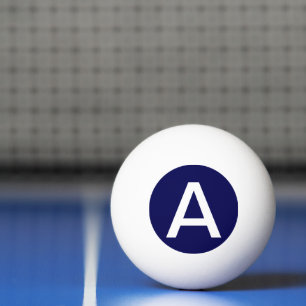Navy Blue Solid Color Anpassen Tischtennisball