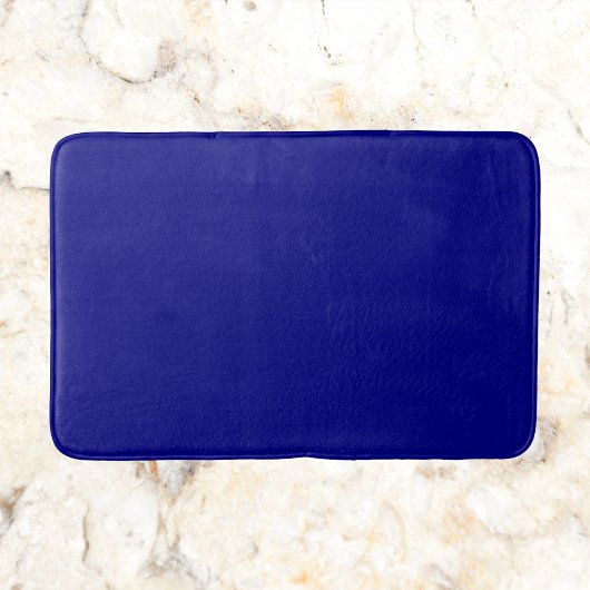 Navy Blue Solid Color Badematte