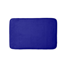 Navy Blue Solid Color Badematte